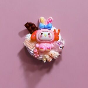 Decoden Mini Jar, My Melody Easter Cosplay Bunny, Choco Frosting Drip, Kawaii